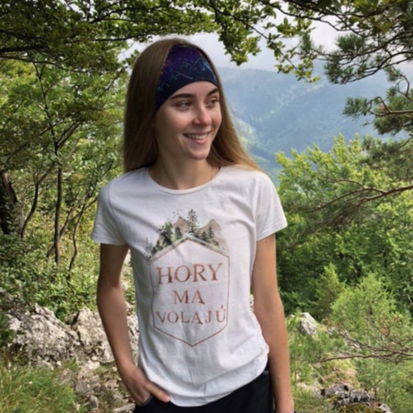 Dámske BIO  tričko hory ma volajú rámček