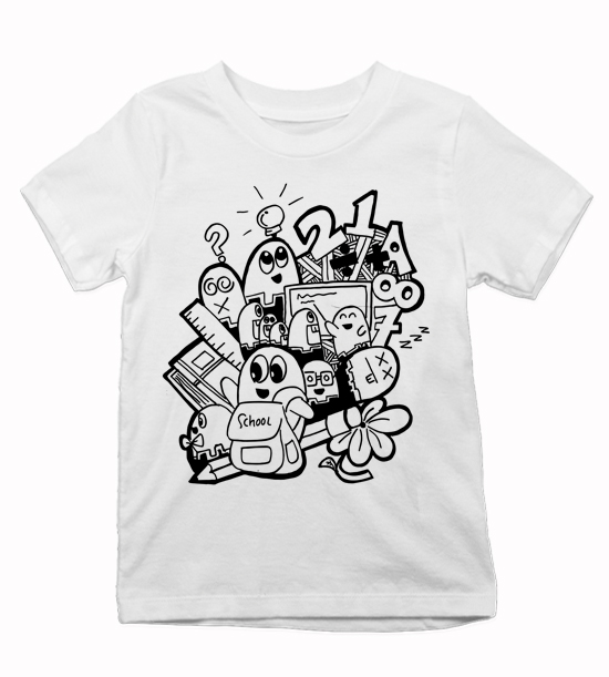 Detské tričko Maľovaná škola volá