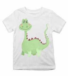 Detské tričko Vysmiatý dinosaurus