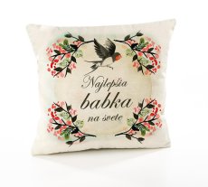 Vankúš Najlepšia babka vtáčik