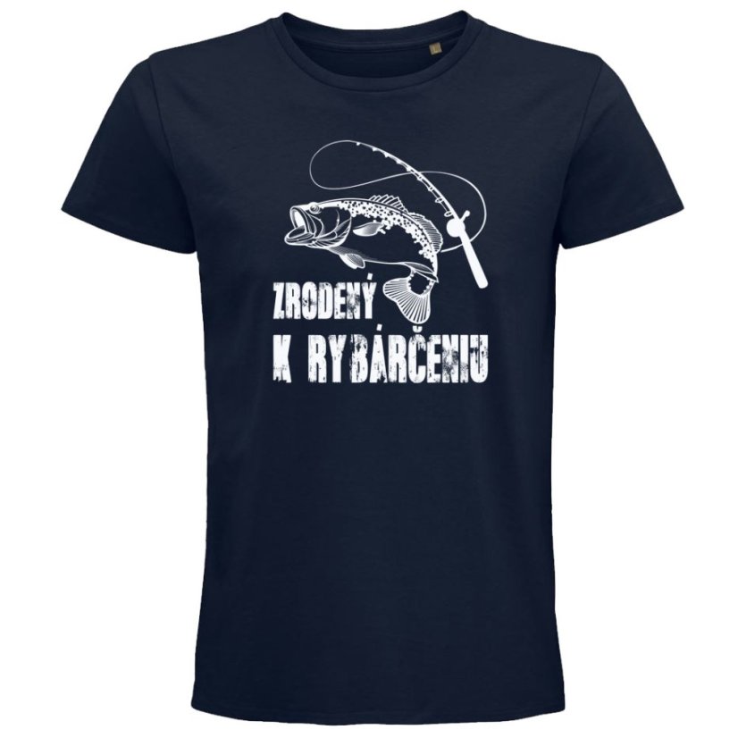 Pánske tričko zrodený rybár