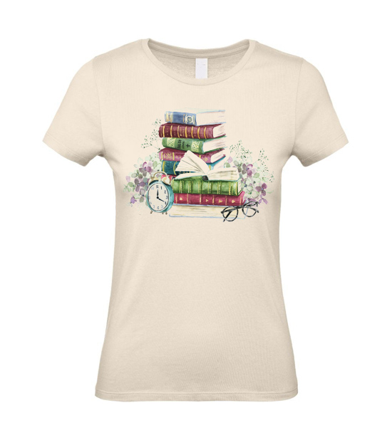 Dámske tričko Knihomoľka