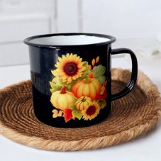 Smaltovaný hrnček Jeseň, 350ml