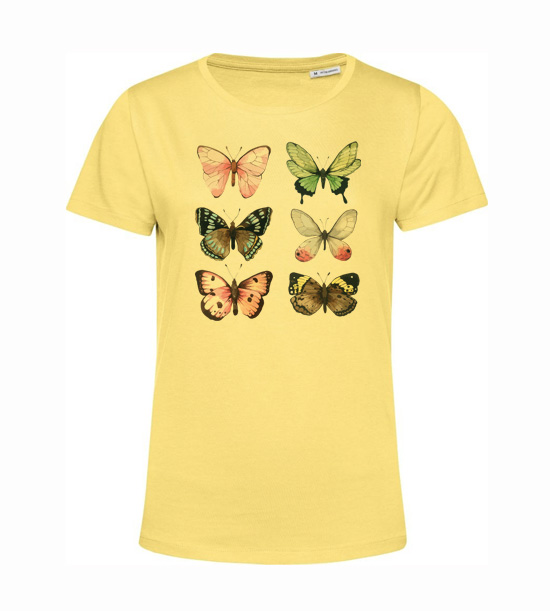 Dámske BIO tričko 6 motýľov