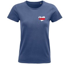 Dámske tričko Turistická značka Srdiečko