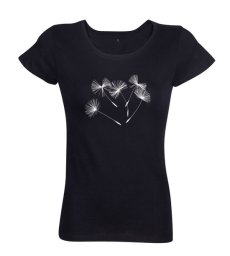 Dámske tričko Púpava čierne