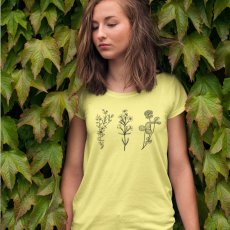 Dámske BIO tričko 3 divé kvety