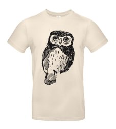 Pánske tričko Sova skica