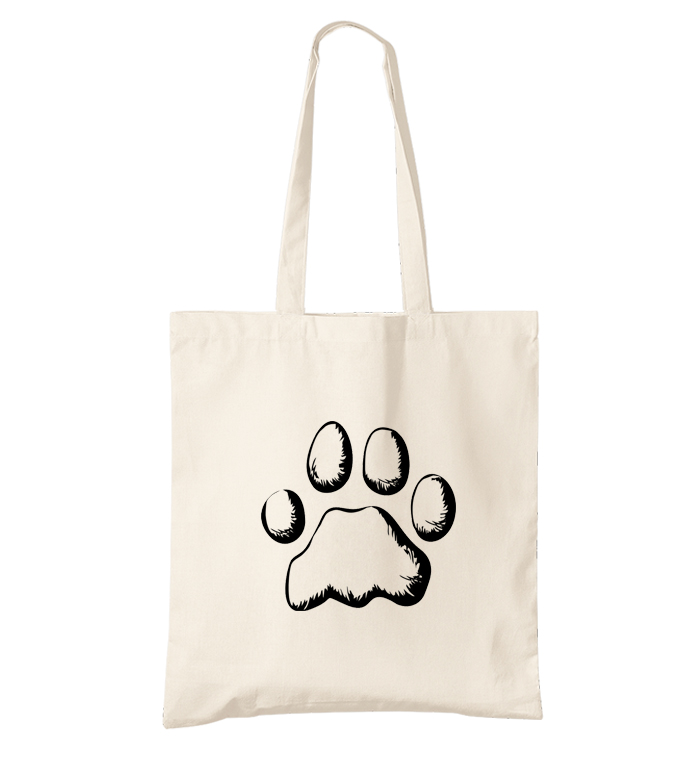 BIO bavlnená taška labka