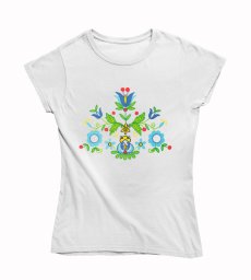 Dámske BIO tričko rozkvitnutá kvetina