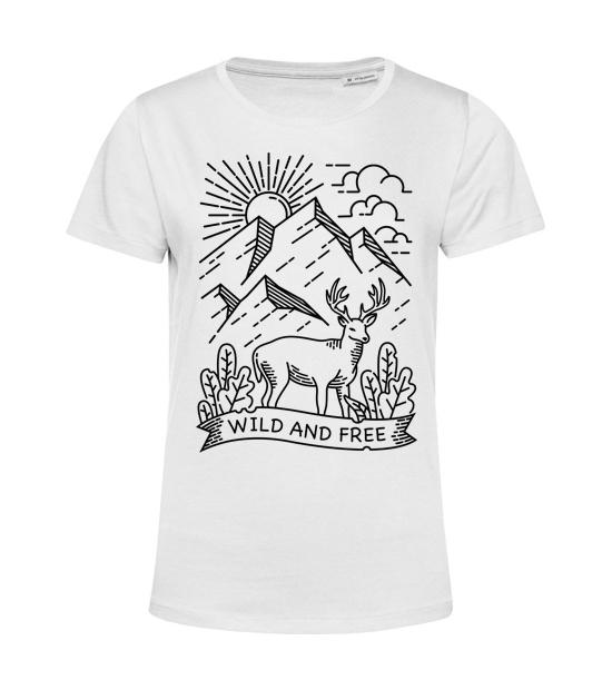 Dámske BIO tričko Wild and free
