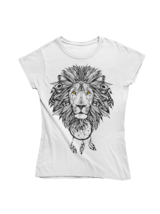 Dámske tričko Lev aztécke vzory