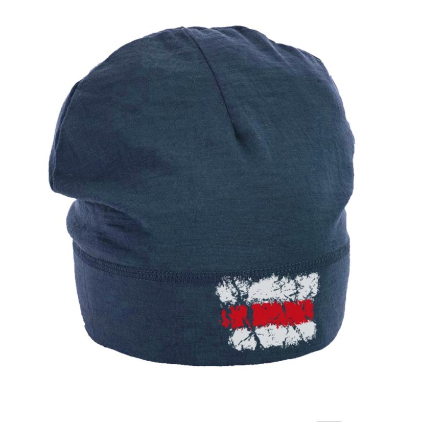 Merino čiapka Turistická značka červená