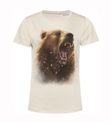 Dámske BIO tričko zúrivý medveď