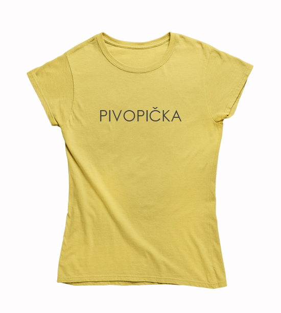 Dámske vtipné BIO tričko pivopička