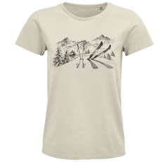 Dámske BIO  tričko Skialp a hory