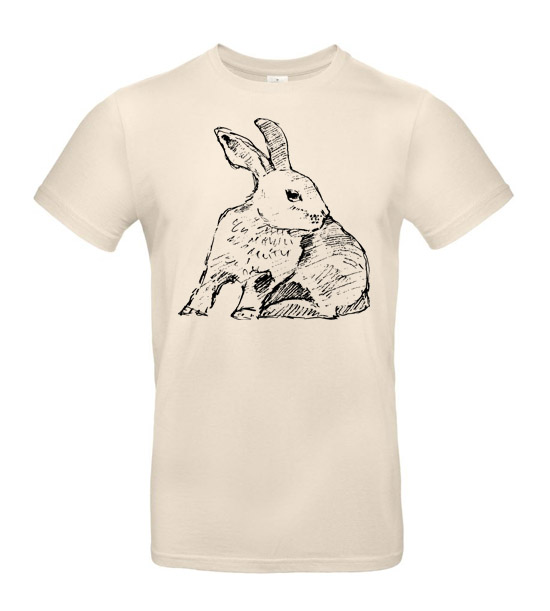 Pánske tričko Zajac skica