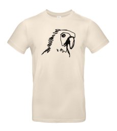 Pánske tričko Papagaj skica