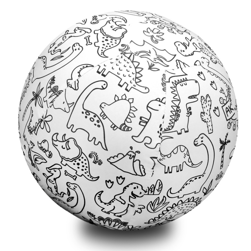 Balónová lopta na vymaľovanie – Dino