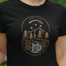 Dámske tričko Hory a pivo Dokonalá dvojica