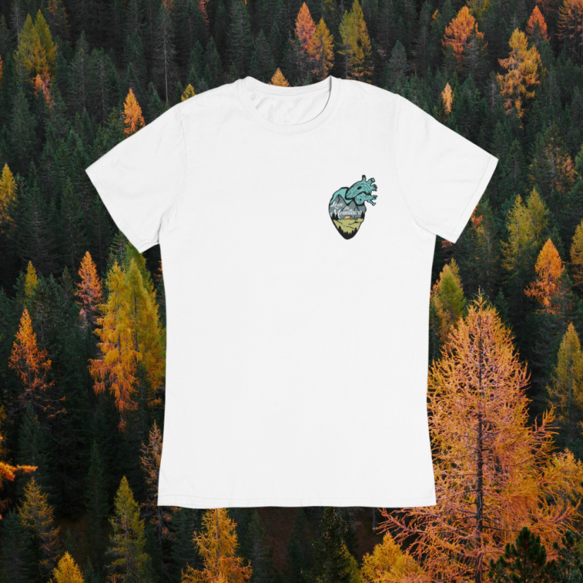 Dámske tričko srdce hôr