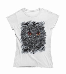 Dámske tričko tajomná sova