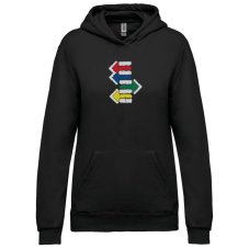 Dámska mikina s kapucňou Ten správny smer