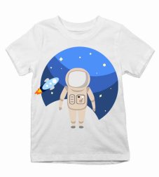 Detské tričko kozmonautik