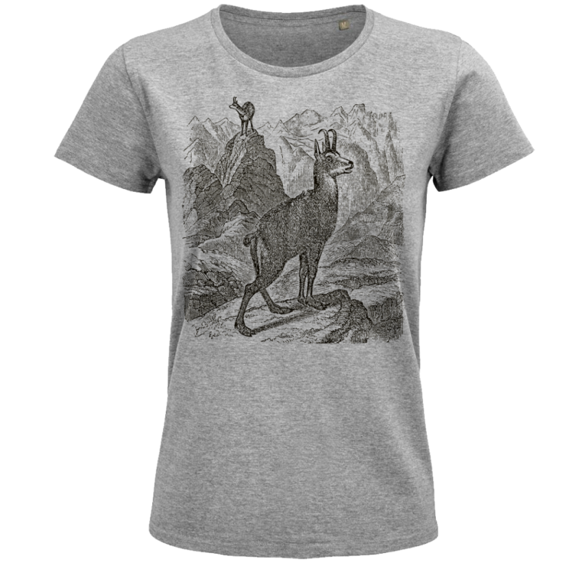 Dámske BIO tričko Kamzíky na horách