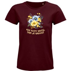 Dámske tričko Radosť a kvety