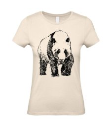 Dámske tričko Panda skica