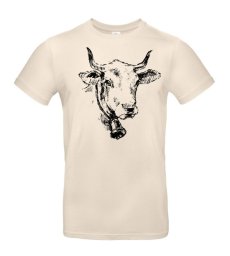 Pánske tričko Kravička skica