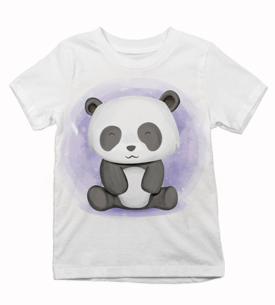 Detské tričko sediaca panda