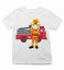 Detské tričko hasič a požiarnické auto