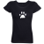 Dámske bio tričko Labka čierne