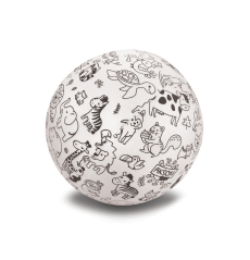 Balónová lopta na vymaľovanie – Zvieratká 30 cm