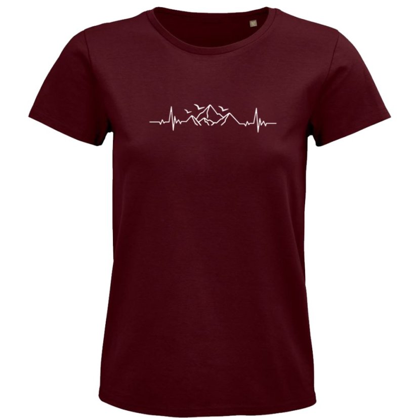 Dámske tričko EKG príroda