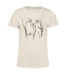 Dámske Bio tričko  narcis  skica