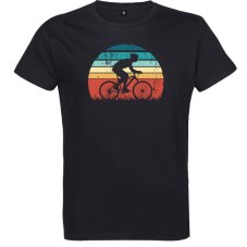 Pánske tričko Retro cyklista