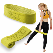 FLEX BAND Textilní posilovací pásek ŽLUTÁ EXTRÉMNĚ PEVNÁ 5/5 (23-29kg)