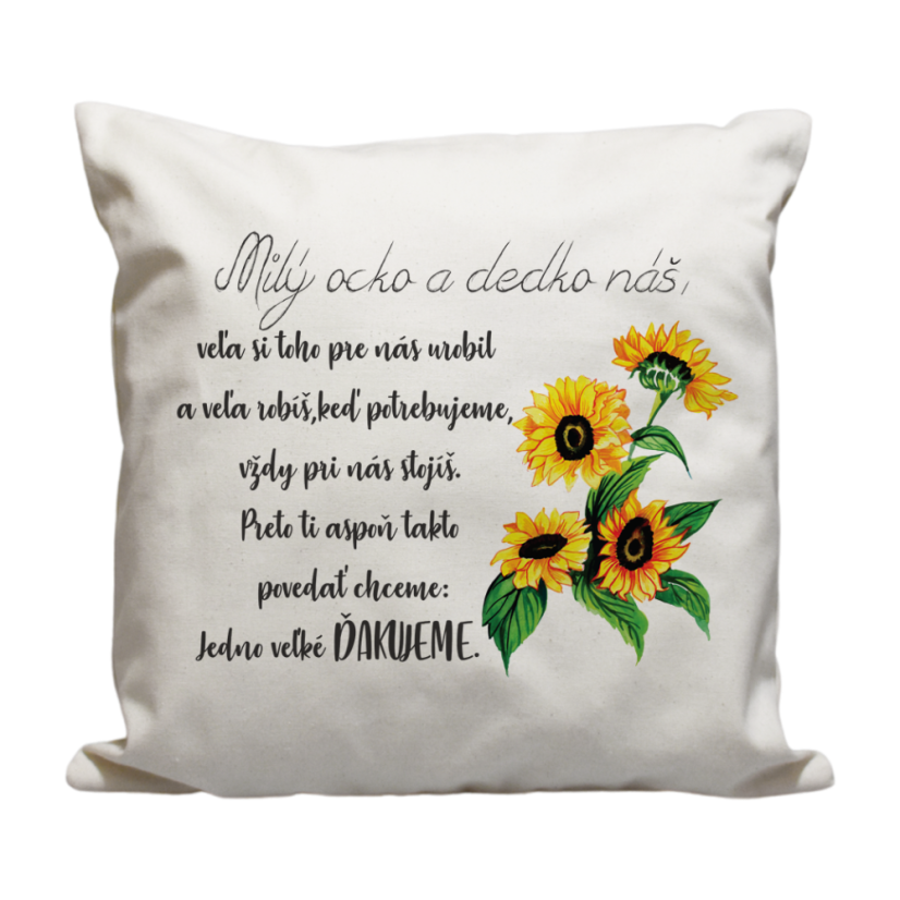 Vankúš Milý ocko dedko náš