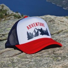 Kšiltovka SPORT, Adventure, modře červená