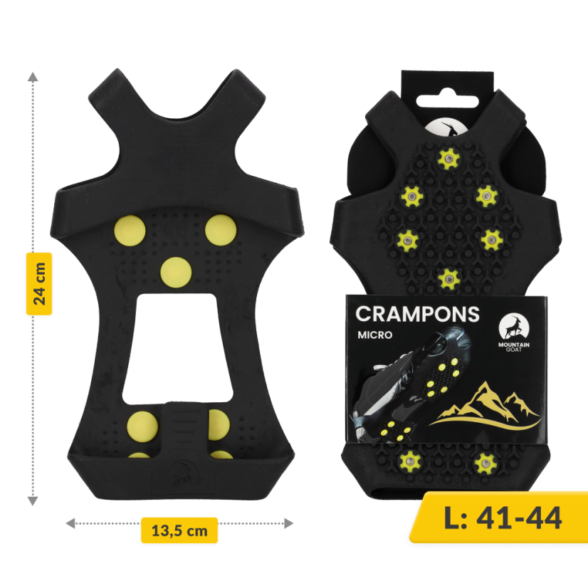 Protišmykové návleky na topánky mini grip L (41-44)