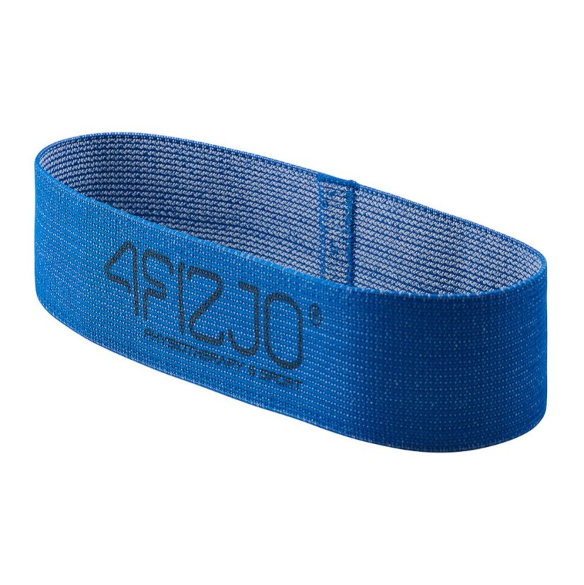 FLEX BAND Textilní posilovací pásek MODRÁ PEVNÁ 3/5 (10-15kg)