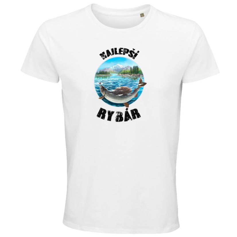 Pánske tričko najlepší rybár v kruhu