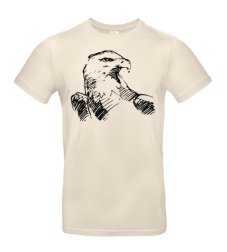 Pánske tričko orol skica