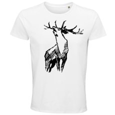 Pánske tričko Ručiaci jeleň