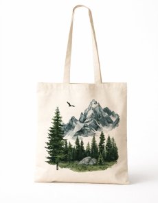 Bavlnená taška Les a hora