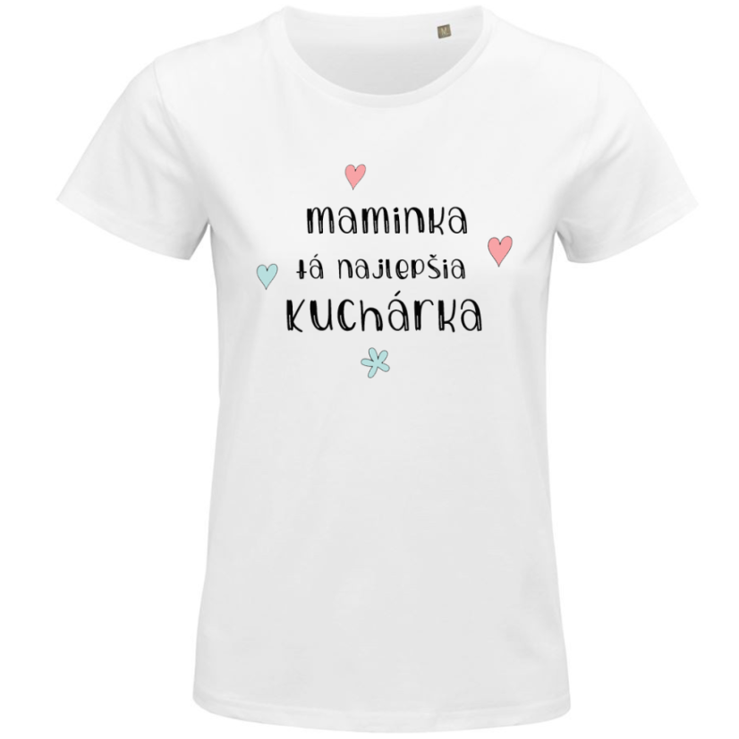 Dámske tričko maminka ta najlepšia kuchárka