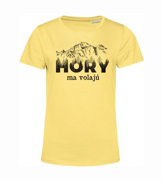 Dámske BIO tričko  HORY ma volajú stromové písmo
